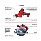 Milwaukee M18 18V Cordless Power Tool Combo Kit, 8-Tool Set, 3 Batteries, 2 Tool Bags, Charger Included