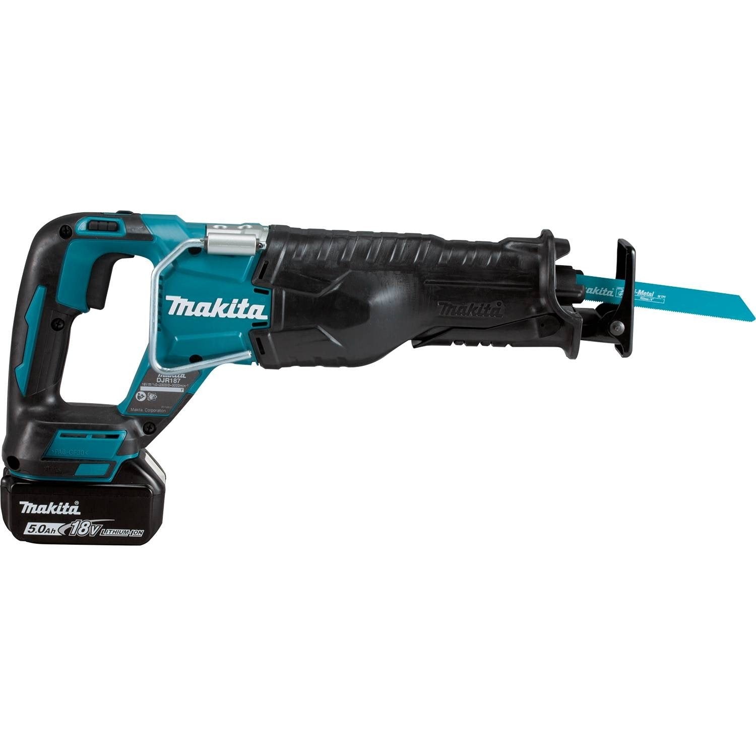 Makita XRJ05T 18V LXT Lithium-Ion Brushless Cordless Recipro Saw Kit (5.0Ah)