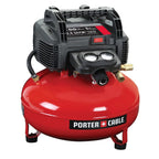 PORTER-CABLE Air Compressor, 6-Gallon, Pancake, Oil-Free (C2002-ECOM) & Pin Nailer, 1-3/8-in., 23-Gauge (PIN138)