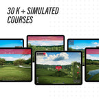 Rapsodo MLM2PRO Launch Monitor Golf Simulator | Swing Trainer & Shot Tracker for Home & Driving Range | Golf Training Aid (3 Chrome Tour Balls)