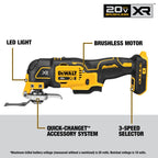 DEWALT 20V MAX 7-Tool Combo Kit, Includes Cordless Drill, Impact Driver, Reciprocating Saw, Circular Saw, Oscillating Tool, Random Orbital Sander, Jigsaw, 5Ah Battery and Charger (DCK751P1)