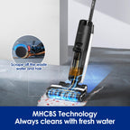 Tineco Floor ONE S7 Pro Smart Cordless Wet Dry Vacuum Cleaner, Long Runtime, Great for Sticky Messes, Self-Cleaning, 158℉Hot Air FlashDrying, Dual-Sided Edge Cleaning, Extended Battery Lifespan