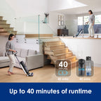 Tineco Floor ONE S7 Pro Smart Cordless Wet Dry Vacuum Cleaner, Long Runtime, Great for Sticky Messes, Self-Cleaning, 158℉Hot Air FlashDrying, Dual-Sided Edge Cleaning, Extended Battery Lifespan