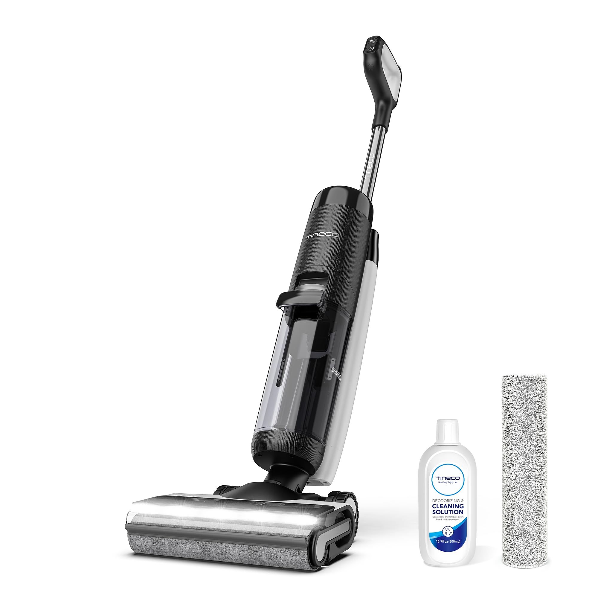 Tineco Floor ONE S7 Pro Smart Cordless Wet Dry Vacuum Cleaner, Long Runtime, Great for Sticky Messes, Self-Cleaning, 158℉Hot Air FlashDrying, Dual-Sided Edge Cleaning, Extended Battery Lifespan