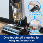 Tineco Floor ONE S7 Pro Smart Cordless Wet Dry Vacuum Cleaner, Long Runtime, Great for Sticky Messes, Self-Cleaning, 158℉Hot Air FlashDrying, Dual-Sided Edge Cleaning, Extended Battery Lifespan